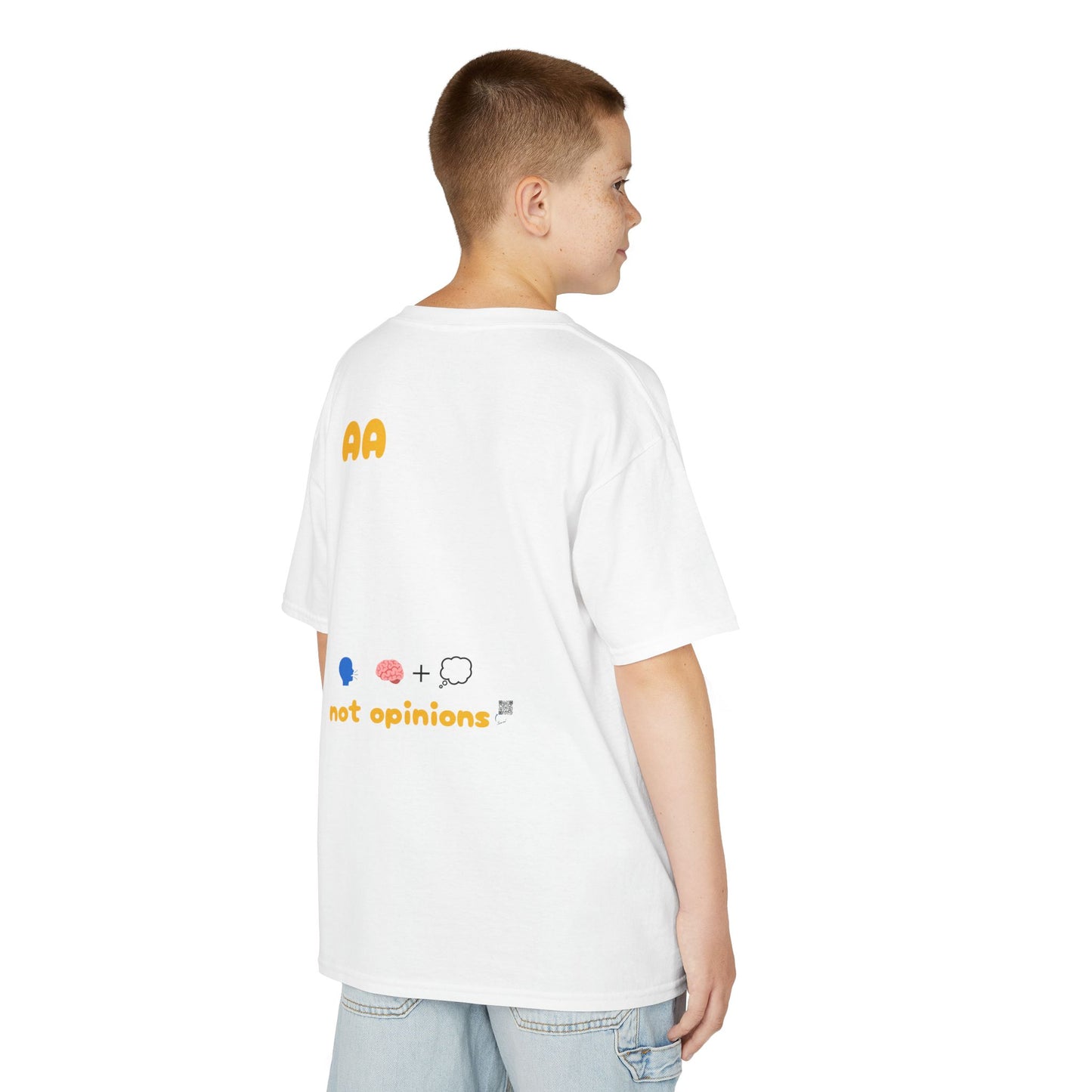 Kids Tee — "I farm AURA" Cute Minimalist Graphic Shirt