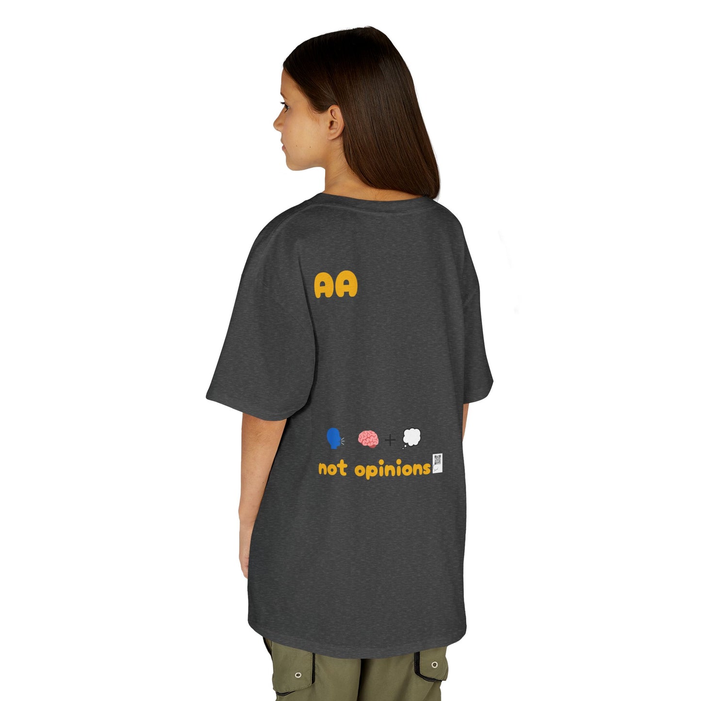 Kids Tee — "I farm AURA" Cute Minimalist Graphic Shirt