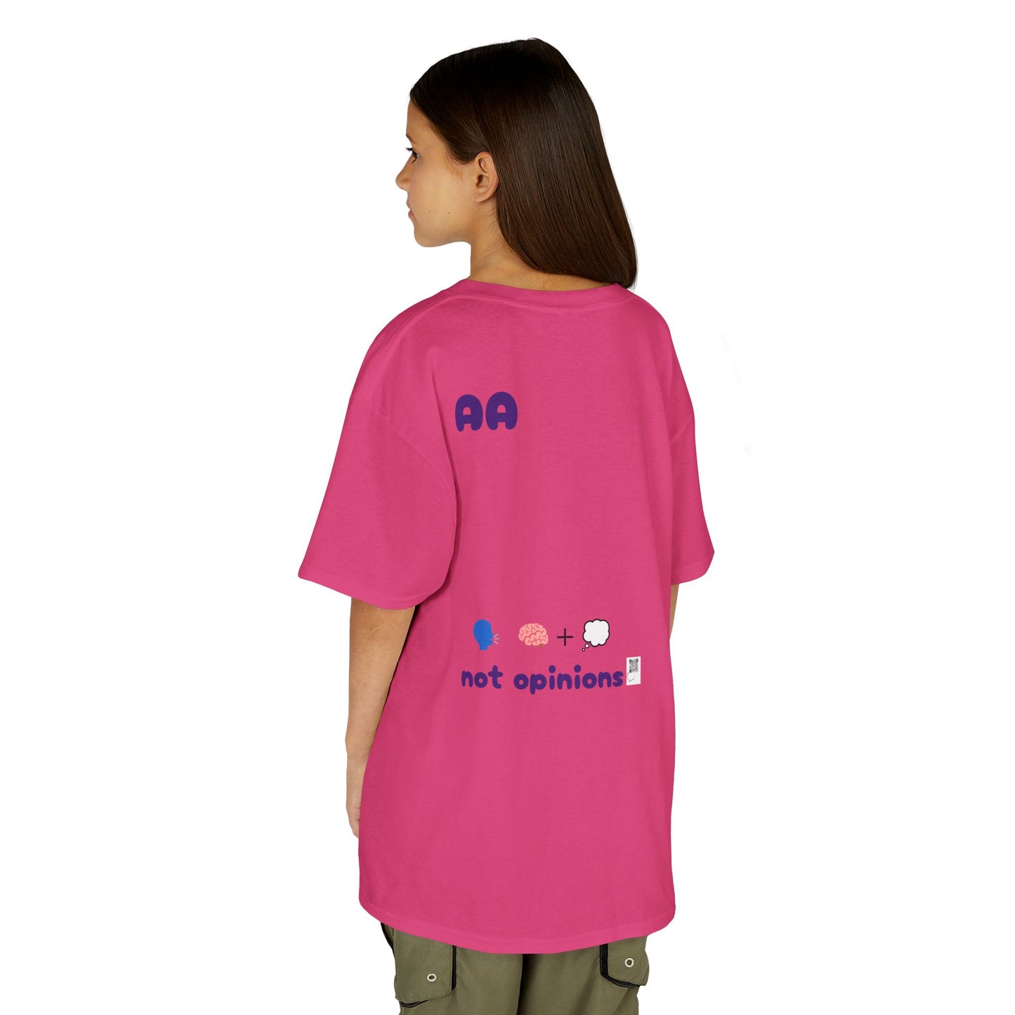 Kids Tee — "I farm AURA" Cute Minimalist Graphic Shirt
