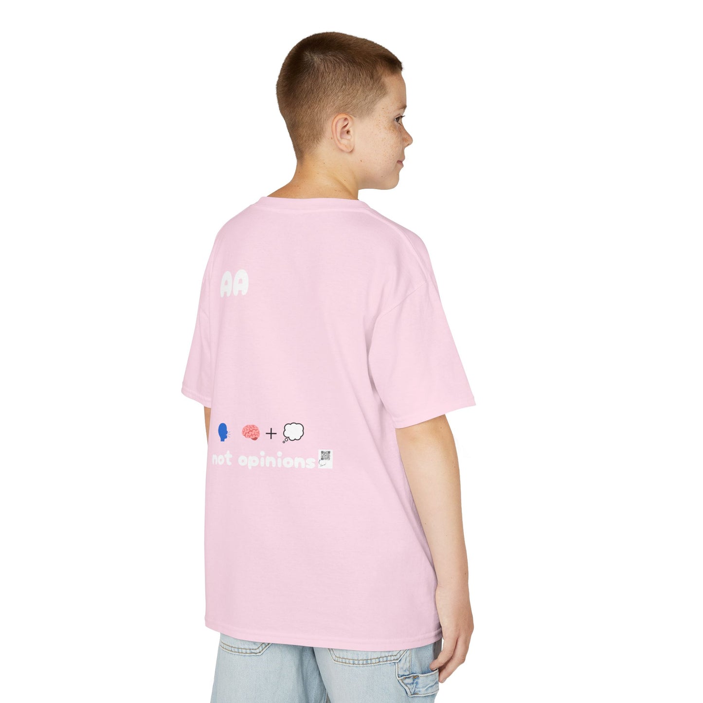 Kids Tee — "I farm AURA" Cute Minimalist Graphic Shirt