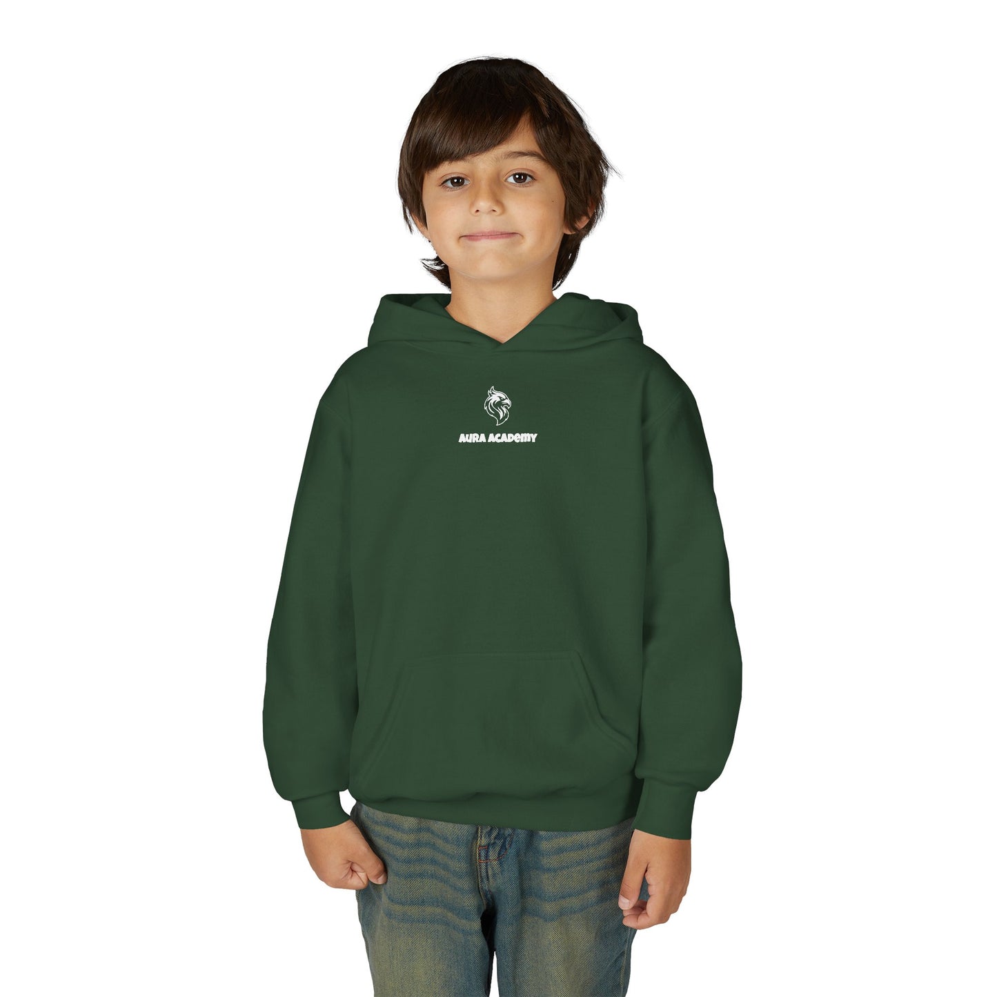 Aura Farming Youth Hoodie — Spiritual + Sustainable Gardening Graphic Sweatshirt