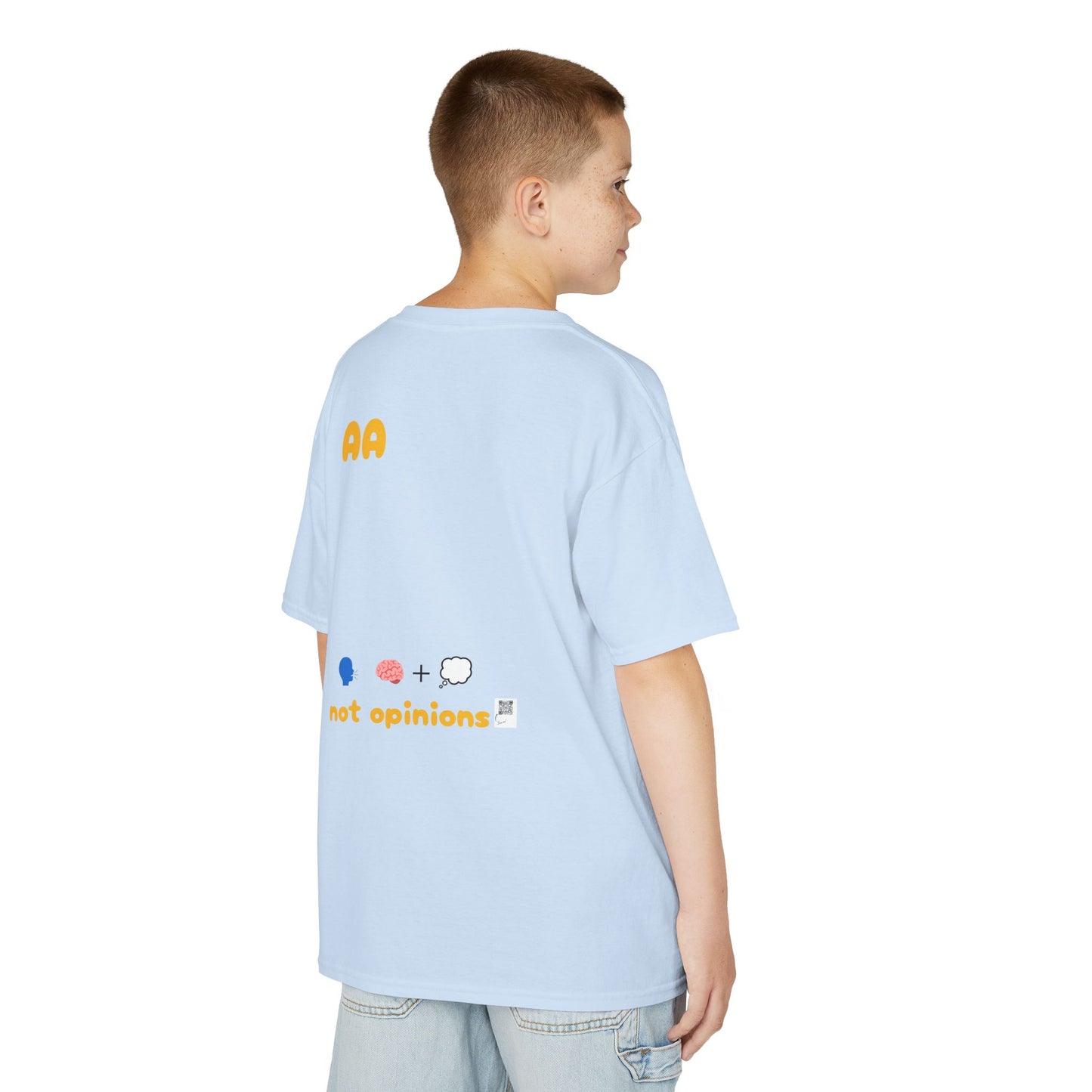 Kids Tee — "I farm AURA" Cute Minimalist Graphic Shirt