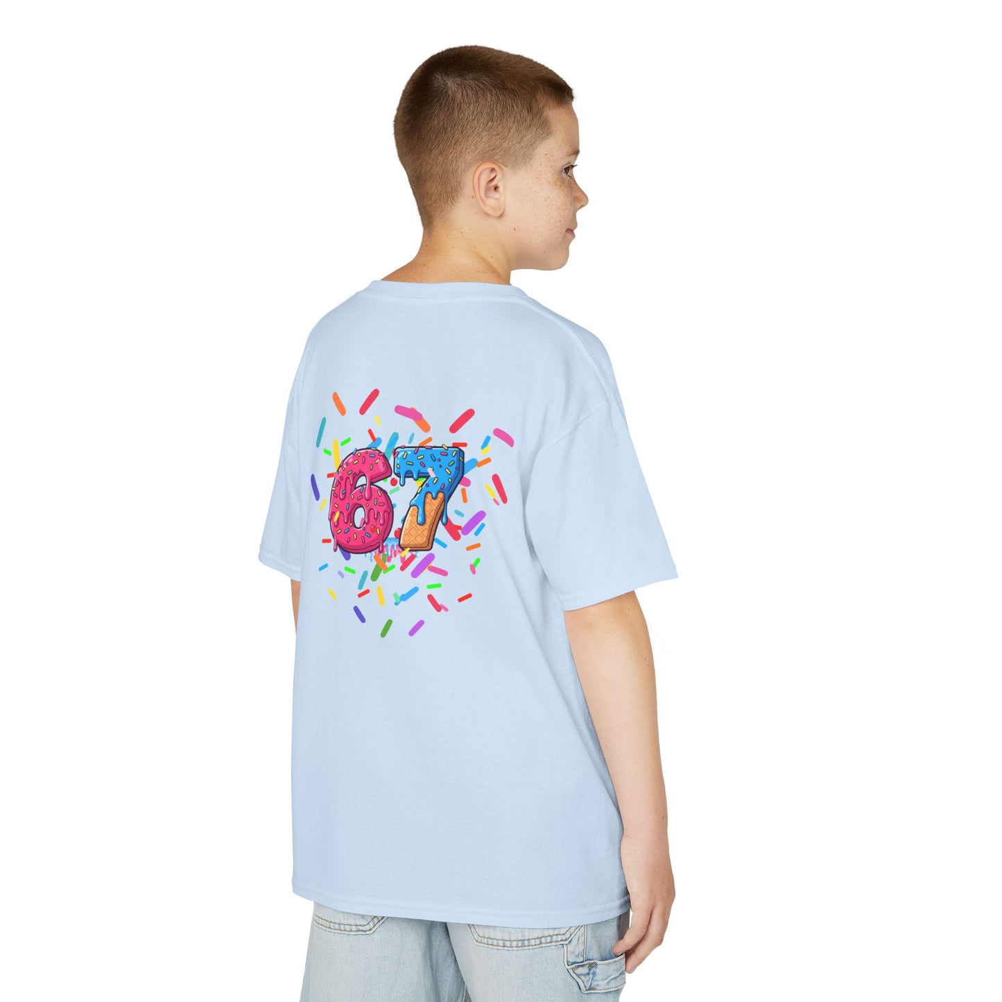 67 Kids Tee — Retro Number Graphic Youth T‑Shirt