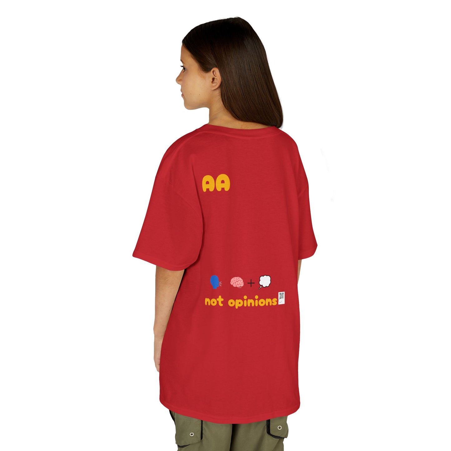 Kids Tee — "I farm AURA" Cute Minimalist Graphic Shirt
