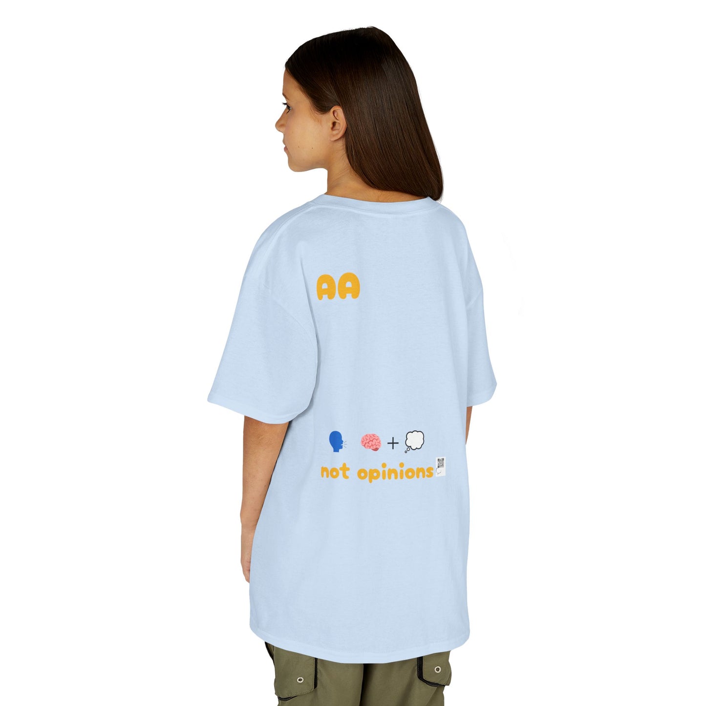 Kids Tee — "I farm AURA" Cute Minimalist Graphic Shirt
