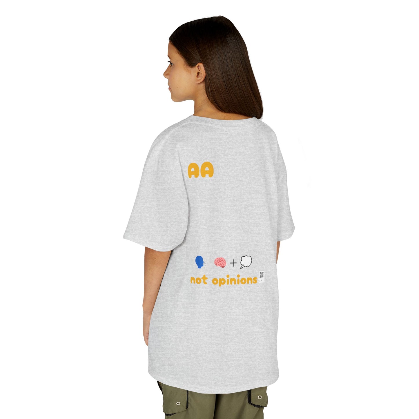 Kids Tee — "I farm AURA" Cute Minimalist Graphic Shirt