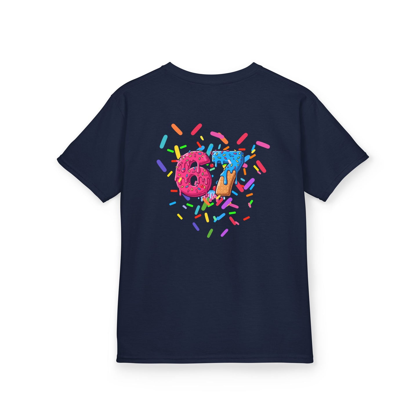 67 Kids Tee — Retro Number Graphic Youth T‑Shirt