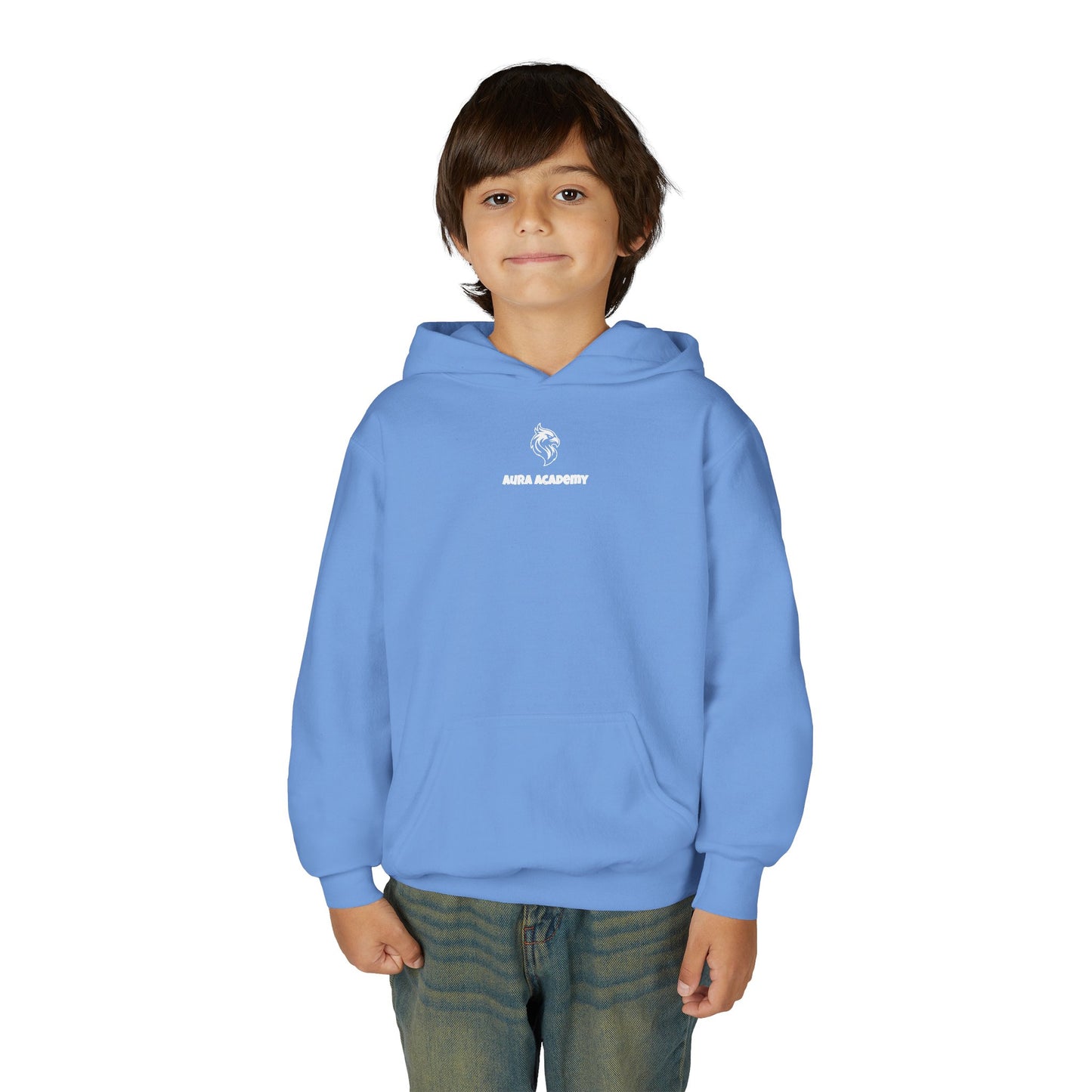 Aura Farming Youth Hoodie — Spiritual + Sustainable Gardening Graphic Sweatshirt