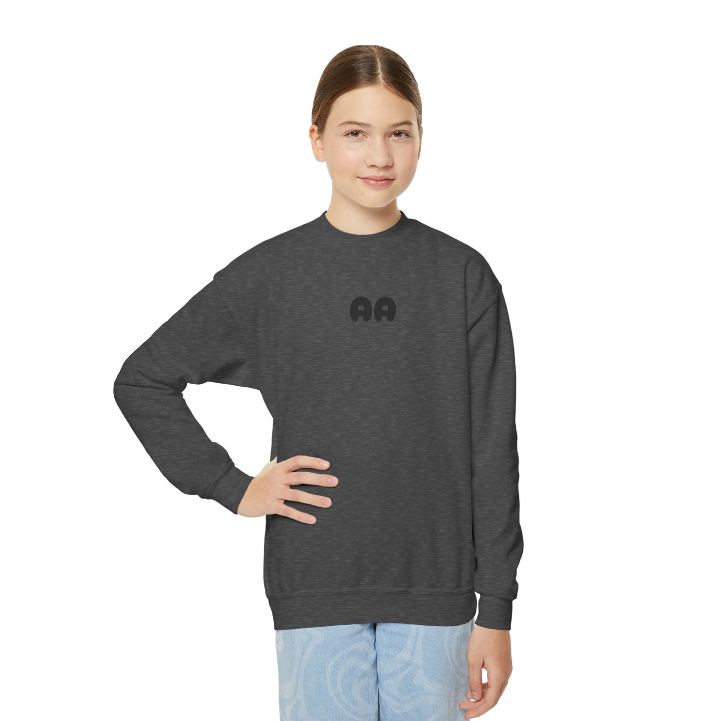 Aura Academy Youth Crewneck Sweatshirt — 'Got Drip' Graphic with Water Droplet