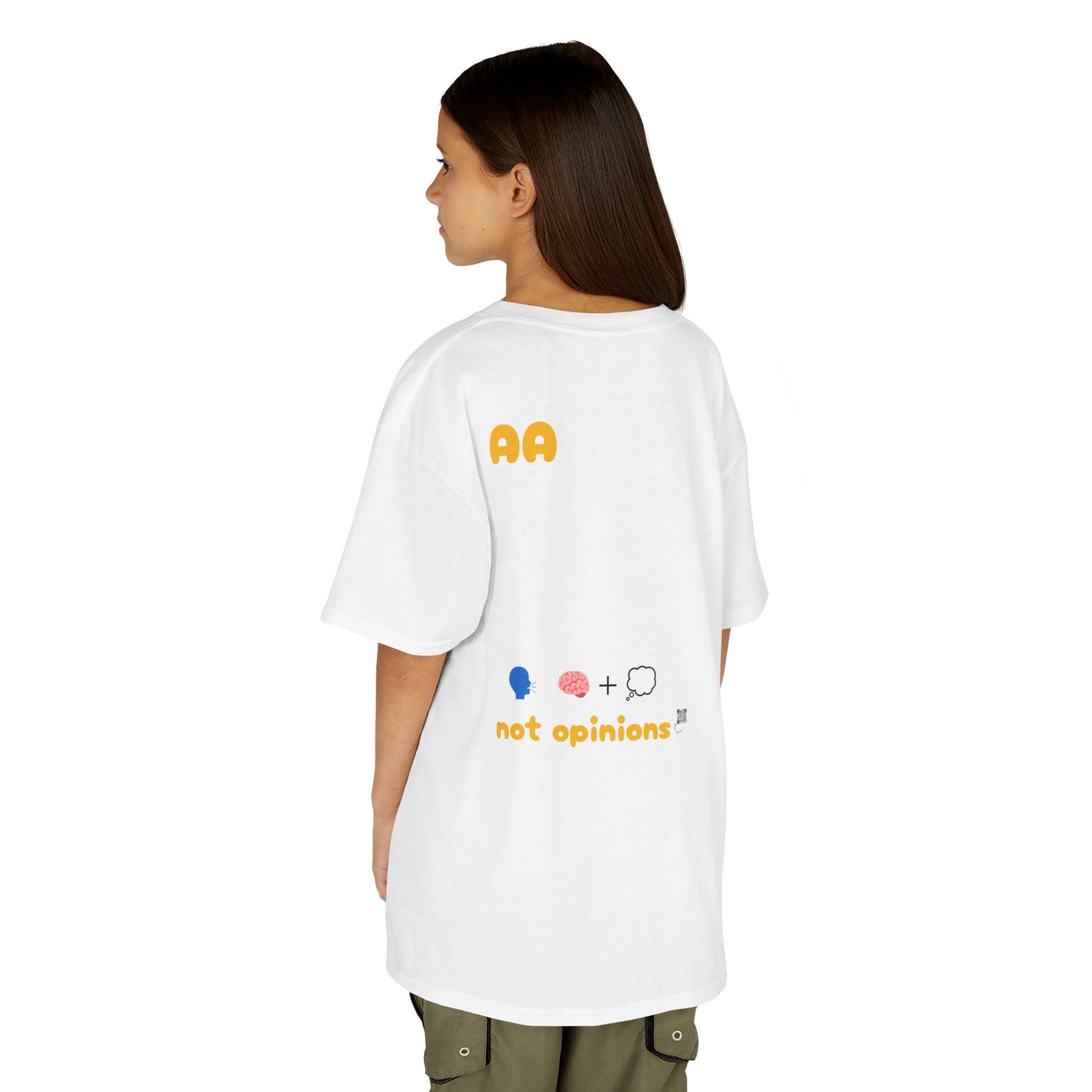 Kids Tee — "I farm AURA" Cute Minimalist Graphic Shirt