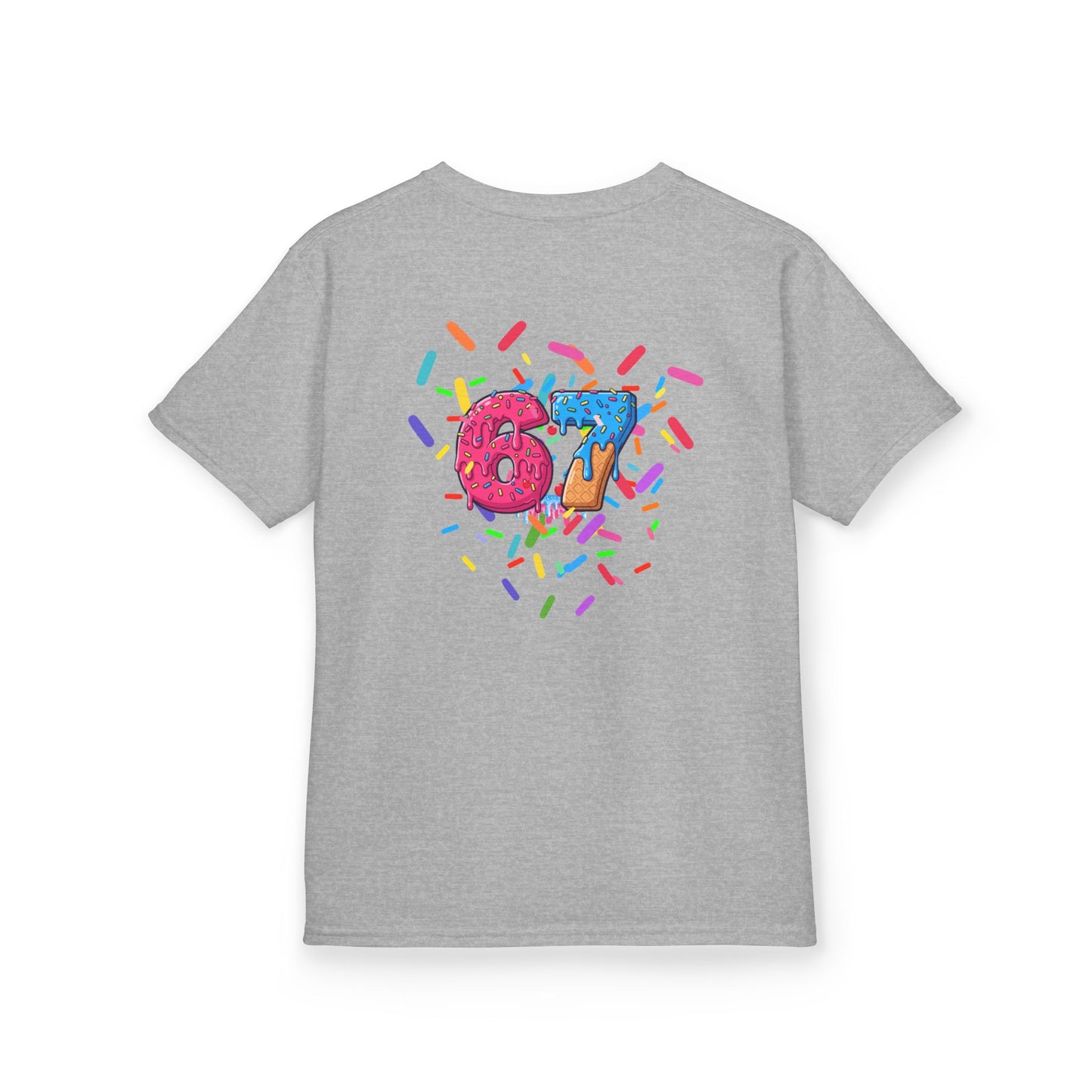 67 Kids Tee — Retro Number Graphic Youth T‑Shirt