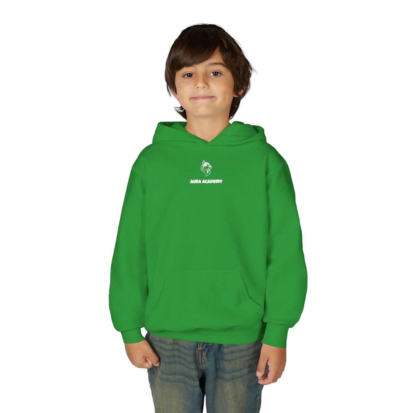 Aura Farming Youth Hoodie — Spiritual + Sustainable Gardening Graphic Sweatshirt