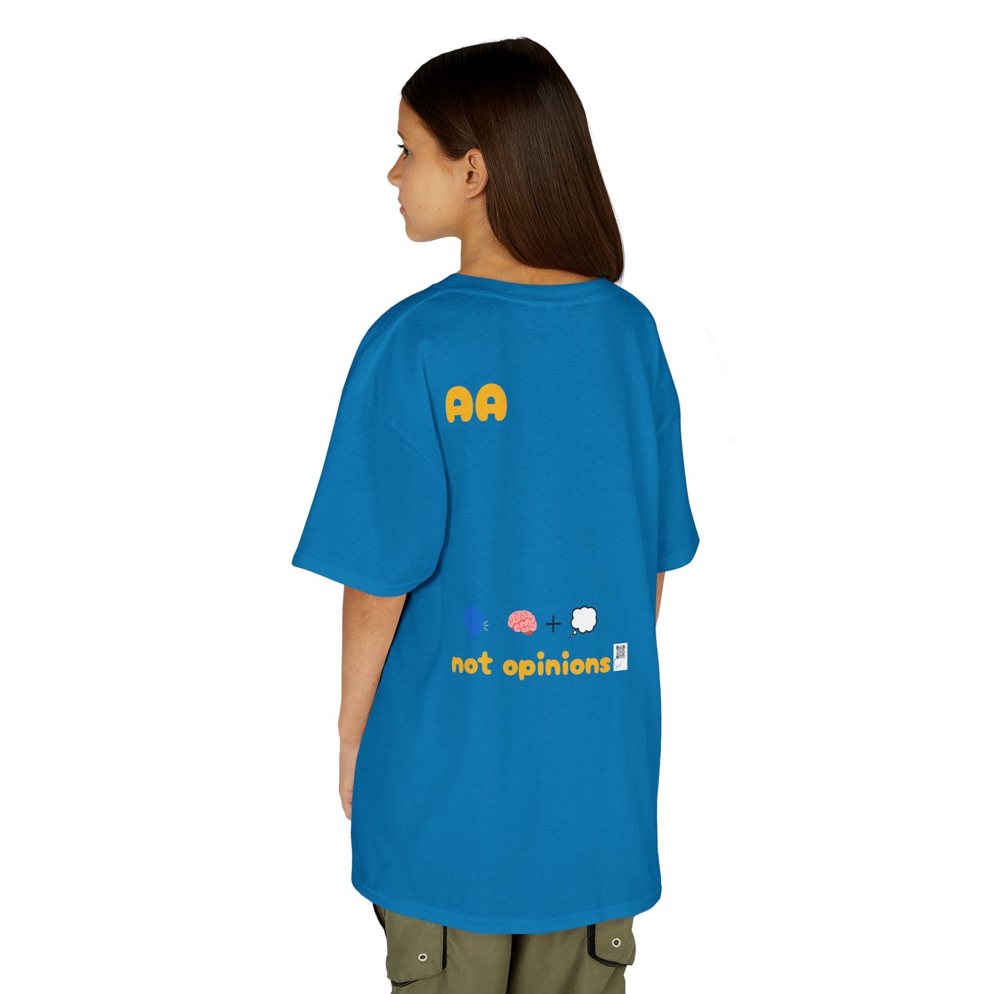 Kids Tee — "I farm AURA" Cute Minimalist Graphic Shirt