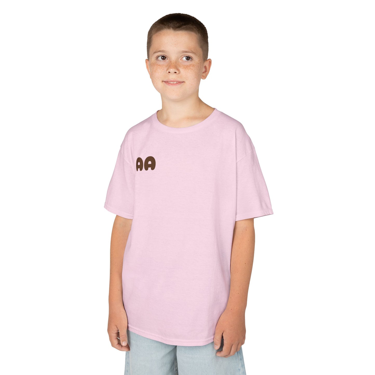 Kids Tee — "Pebbles the Dog: Ate. No Crumbs."