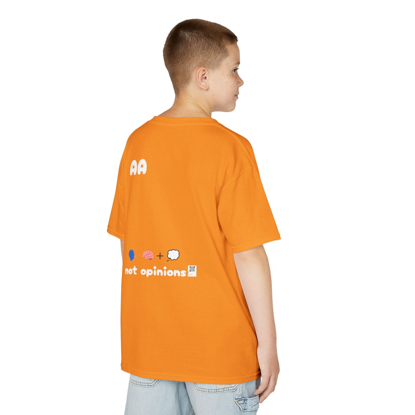 Kids Tee — "I farm AURA" Cute Minimalist Graphic Shirt