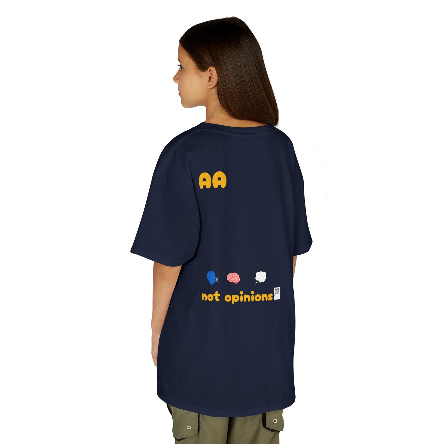 Kids Tee — "I farm AURA" Cute Minimalist Graphic Shirt