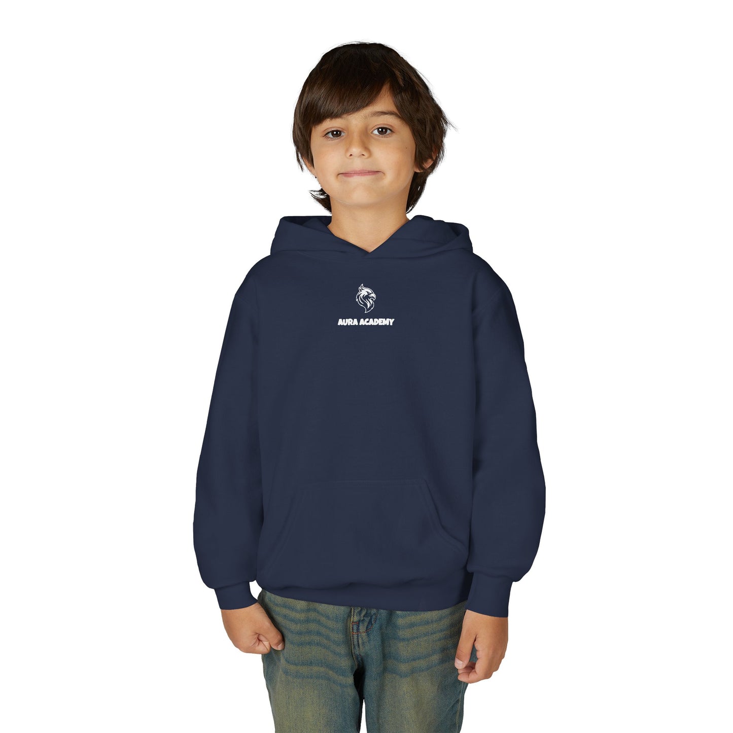 Aura Farming Youth Hoodie — Spiritual + Sustainable Gardening Graphic Sweatshirt