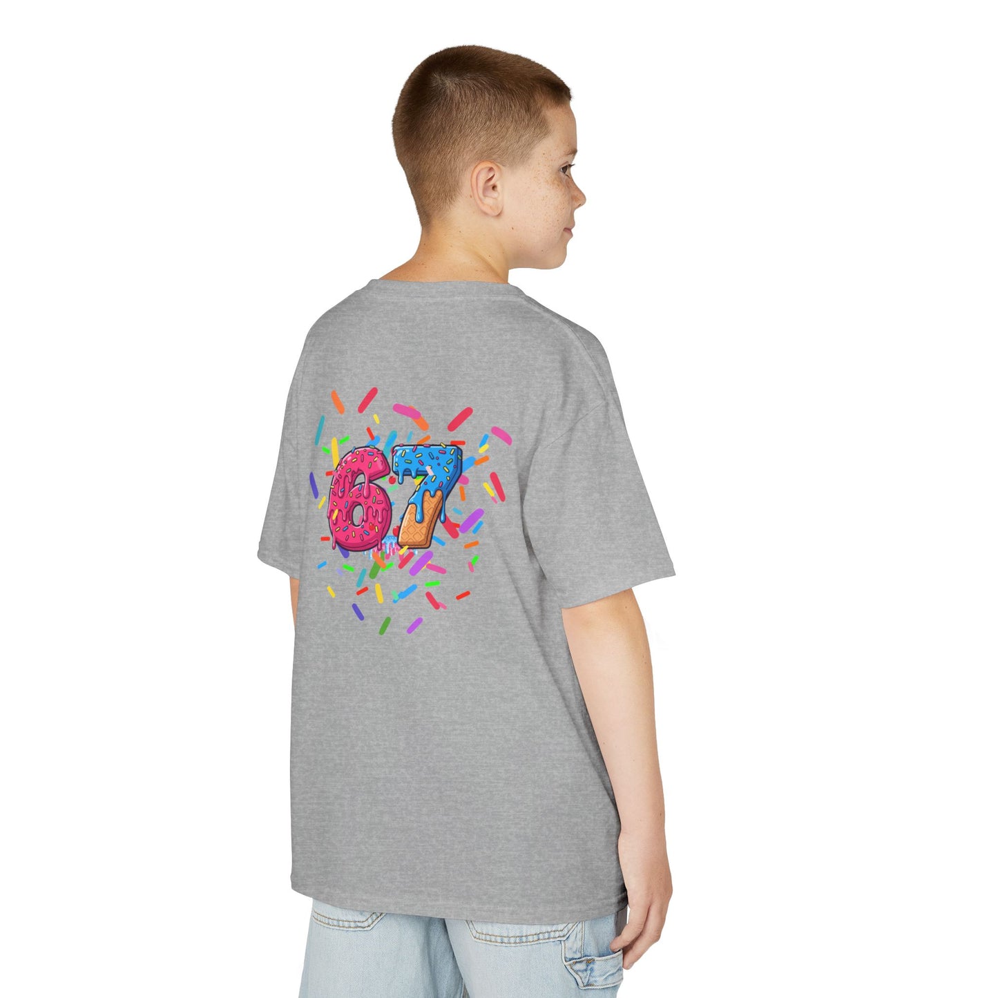 67 Kids Tee — Retro Number Graphic Youth T‑Shirt