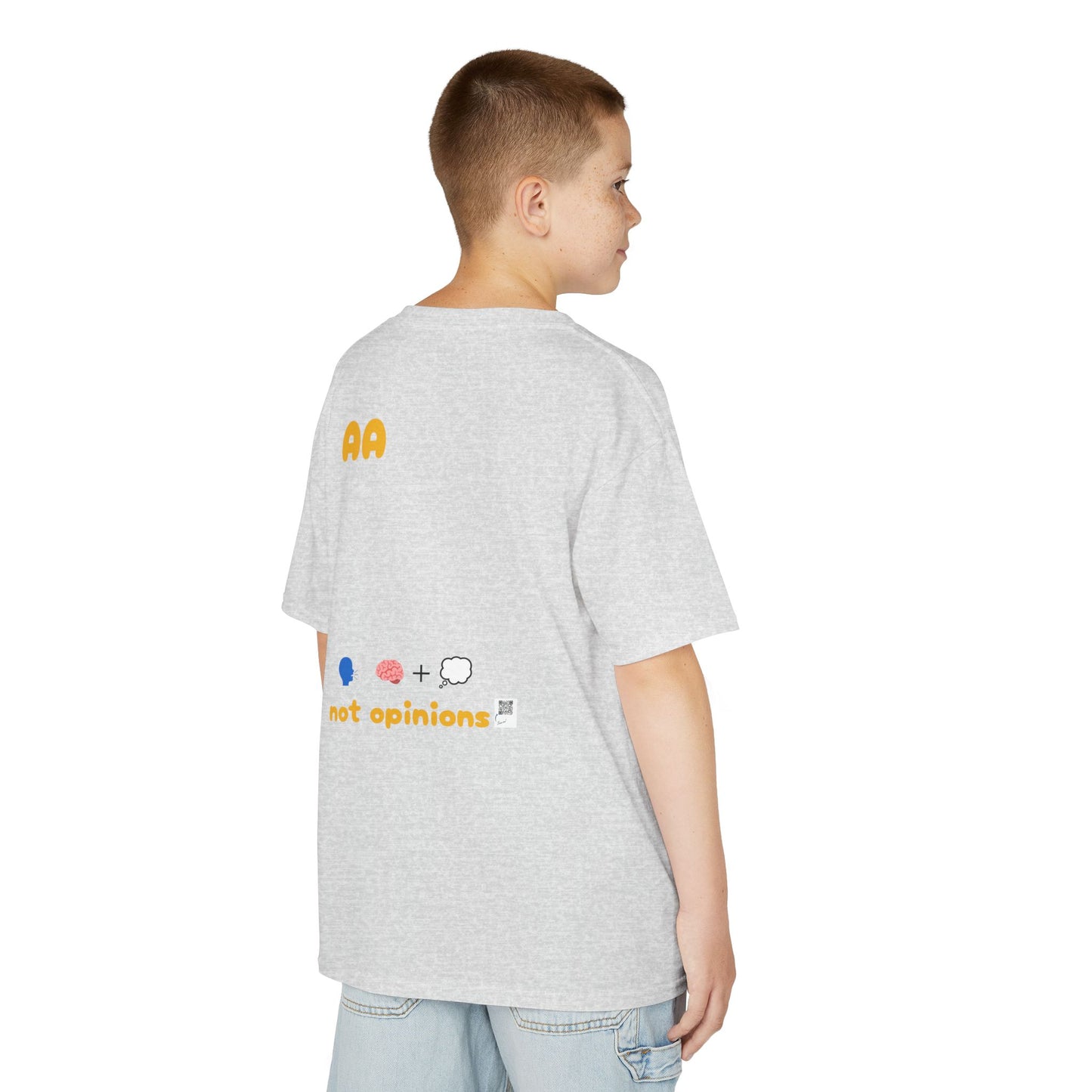 Kids Tee — "I farm AURA" Cute Minimalist Graphic Shirt