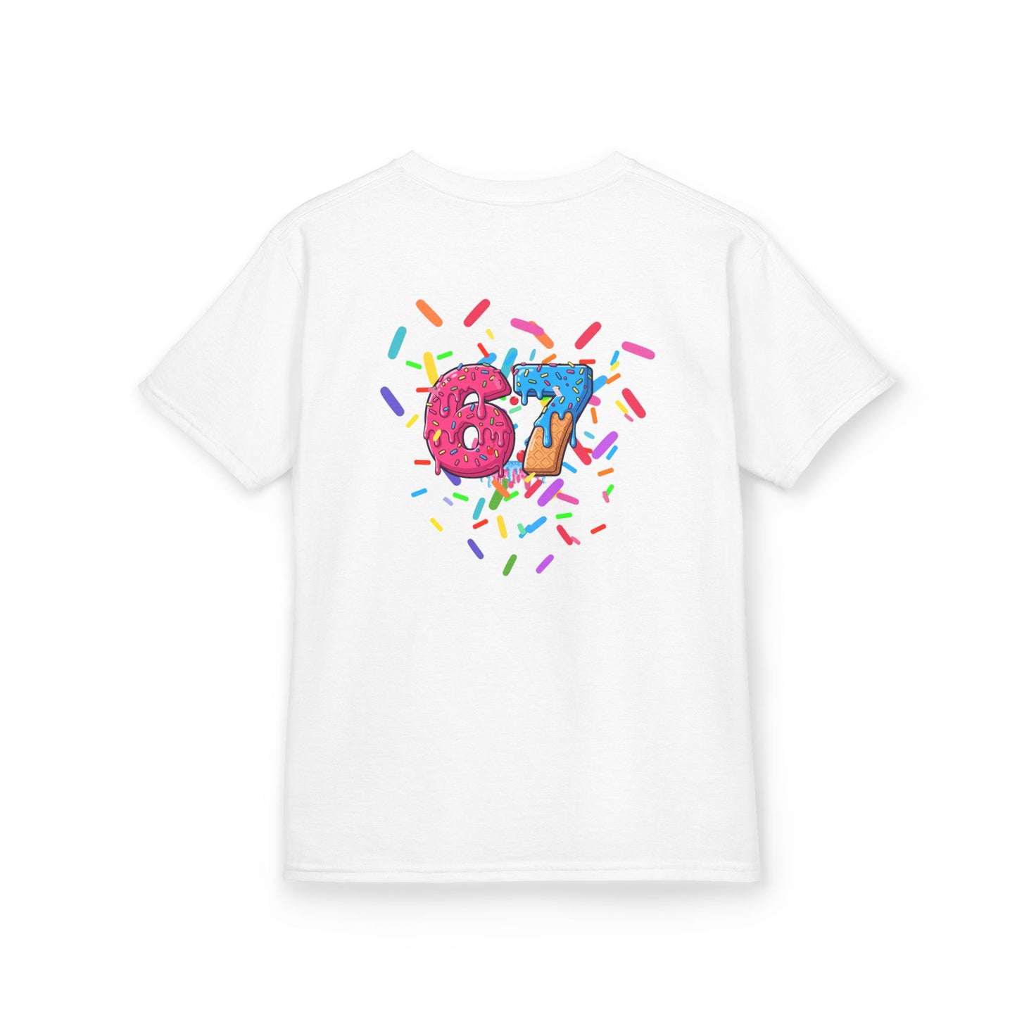 67 Kids Tee — Retro Number Graphic Youth T‑Shirt