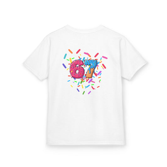 67 Kids Tee — Retro Number Graphic Youth T‑Shirt