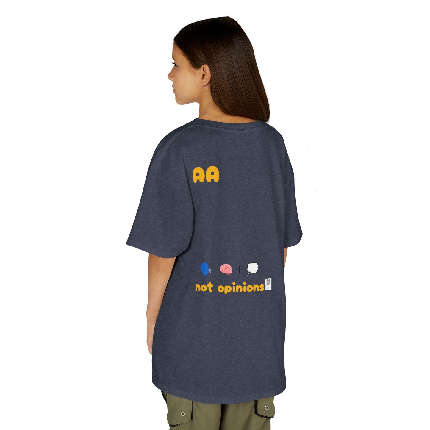 Kids Tee — "I farm AURA" Cute Minimalist Graphic Shirt
