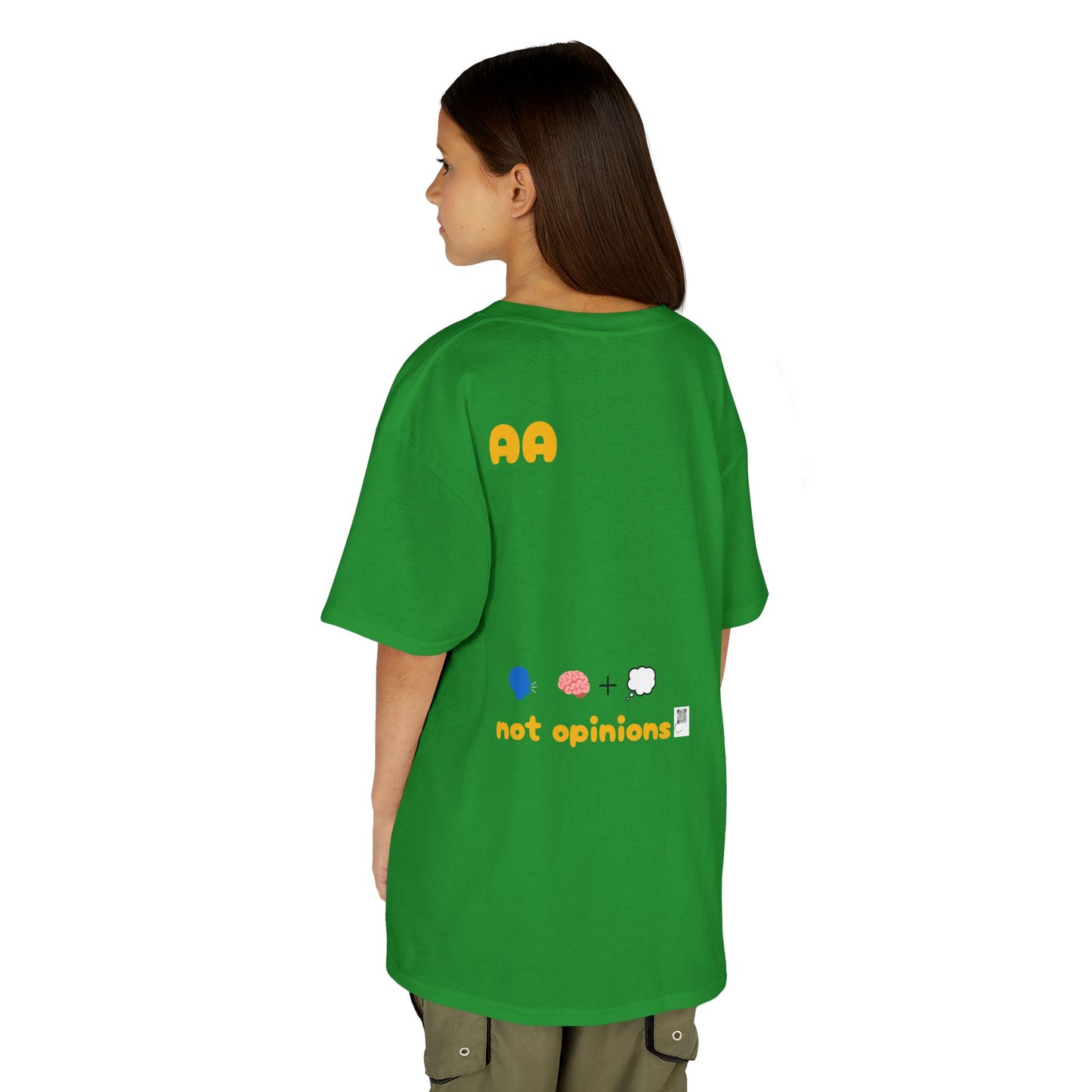 Kids Tee — "I farm AURA" Cute Minimalist Graphic Shirt